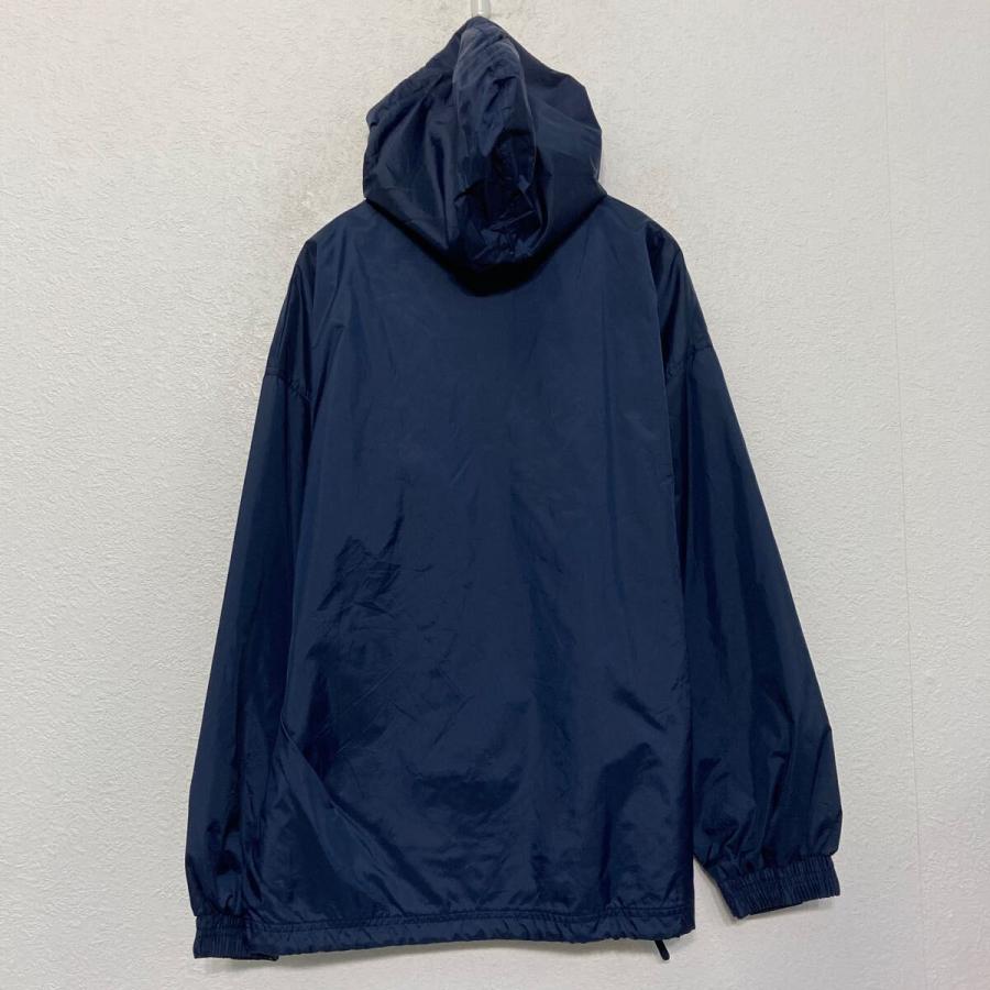 ネイビー キルティング ナイロンジャケット　ハーフジップ　アノラックジャケット 00s ファッション ネイビー キルティング ナイロンジャケット