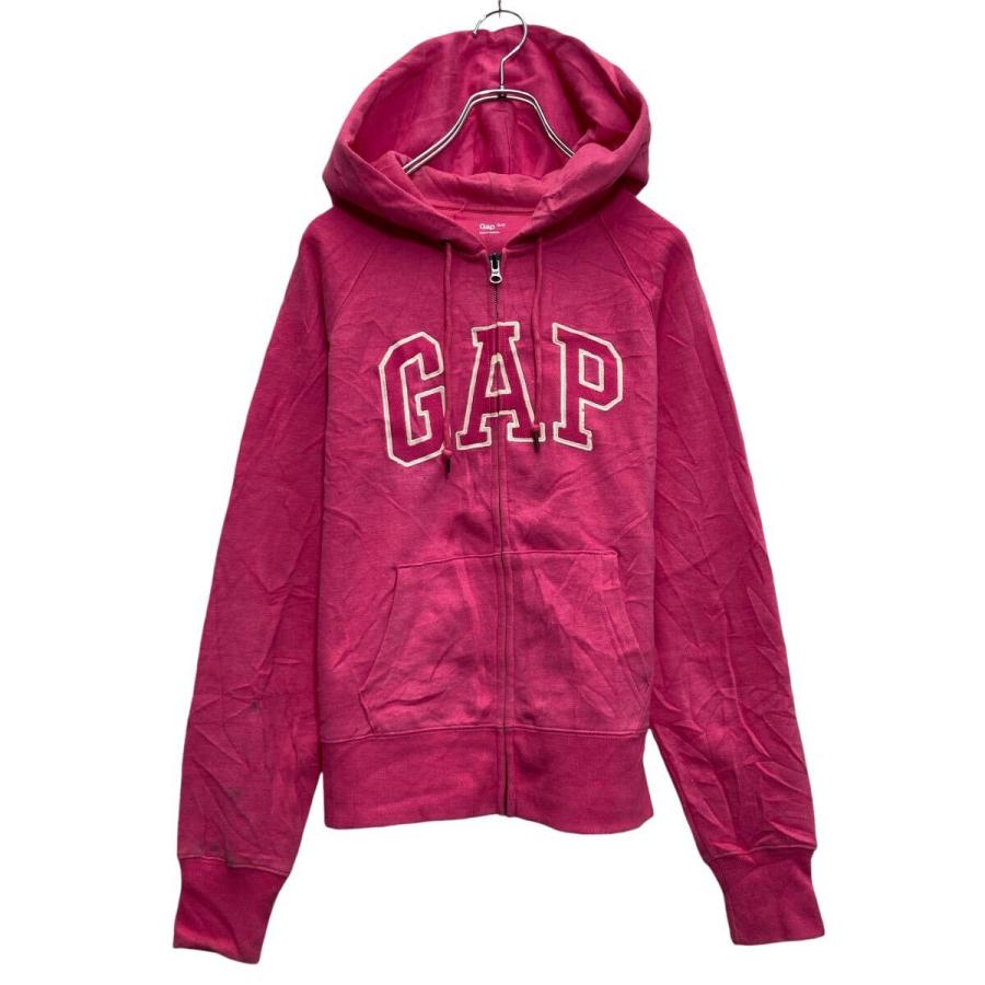 Gap プリント スウェット パーカー ギャップ レディース S フルジップ