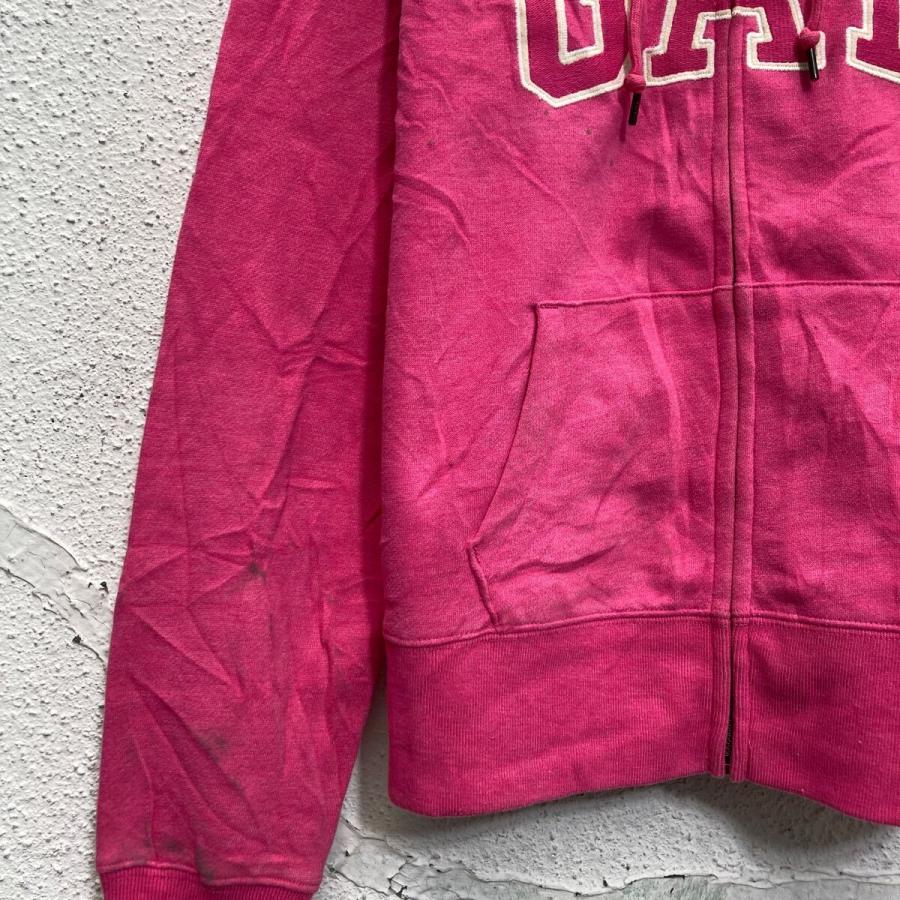 Gap プリント スウェット パーカー ギャップ レディース S フルジップ