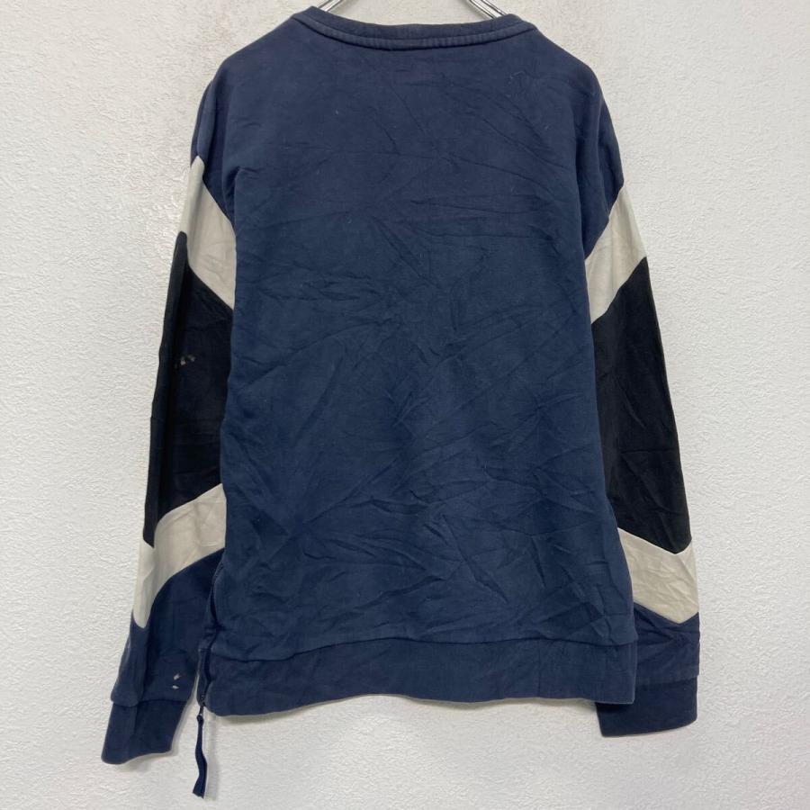 NIKE プリント スウェット トレーナー ナイキ S ネイビー プルオーバー
