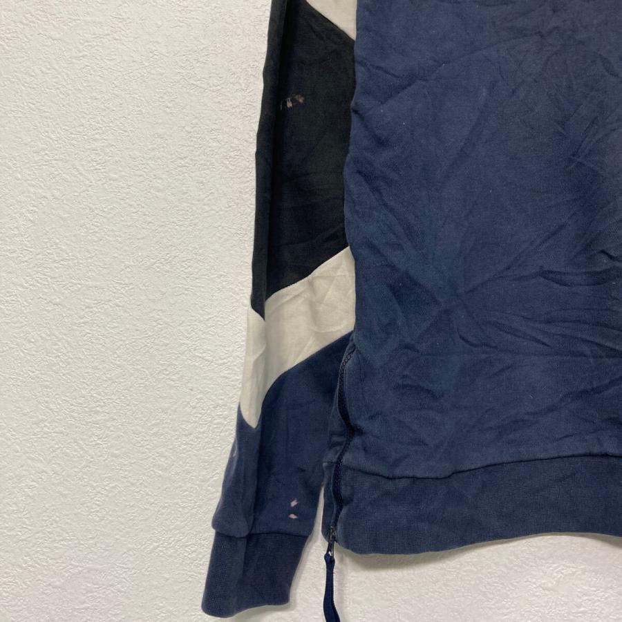 NIKE プリント スウェット トレーナー ナイキ S ネイビー プルオーバー