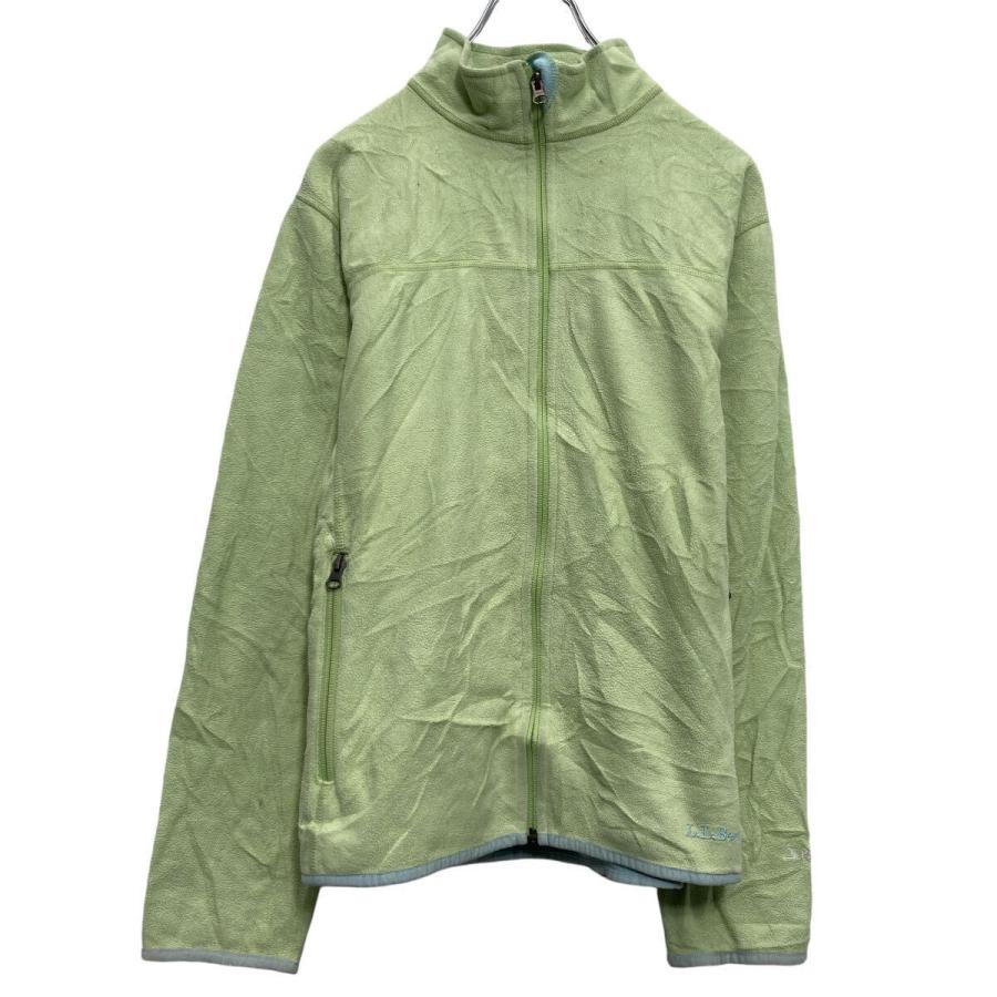 L.L.Bean フリース ジャケット S-M ライトグリーン エルエルビーン 
