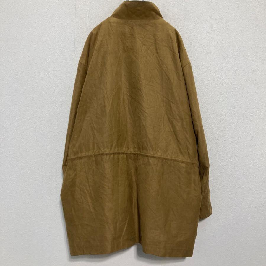 JOS A BANK ジップアップ スウェード調 ジャケット XL カーキ ビッグ