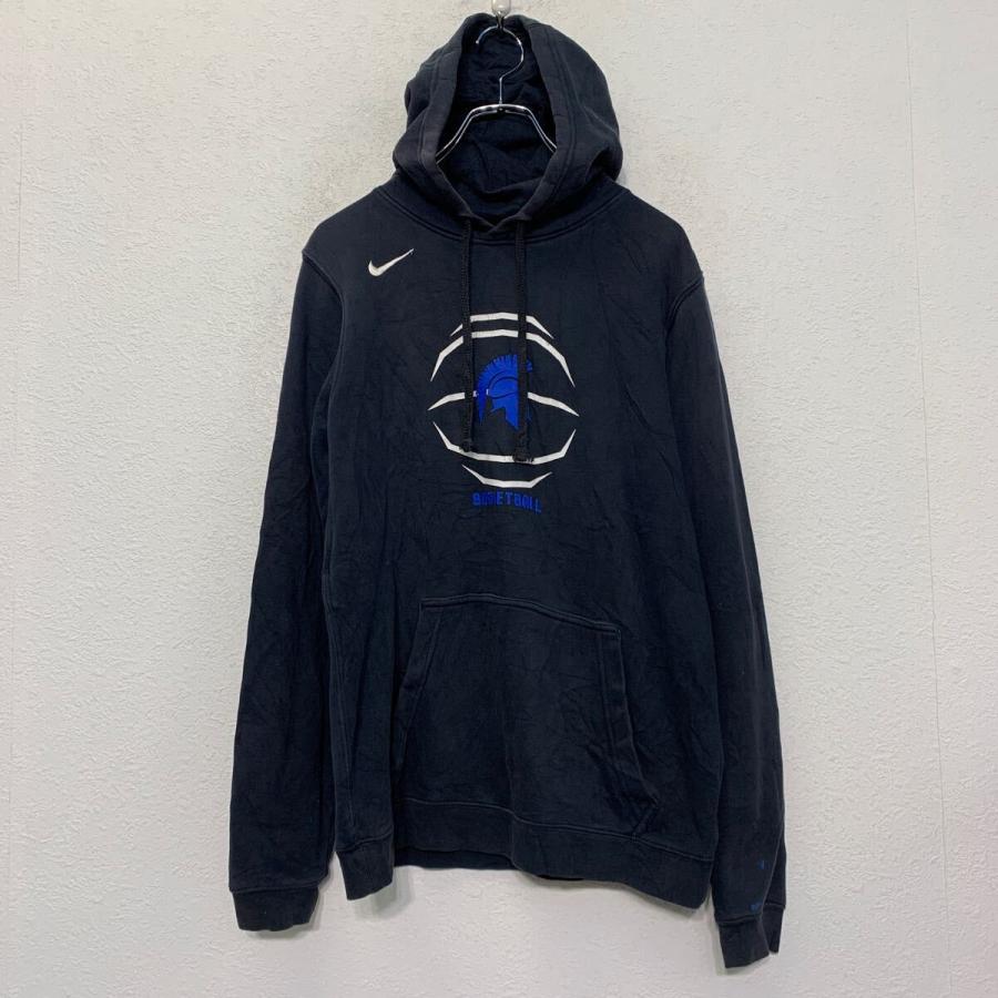 NIKE ロゴ スウェット パーカー ナイキ S サイズ ブラック プル