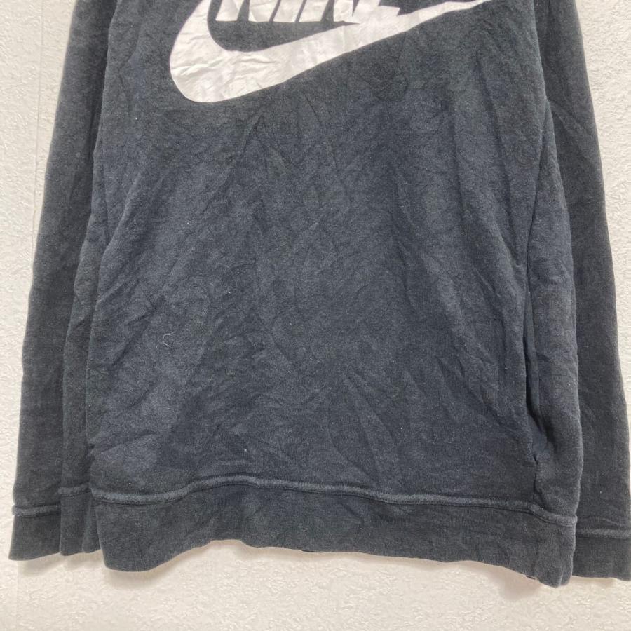 NIKE ロゴスウェット トレーナー S ブラック ナイキ 裏パイル 古着卸