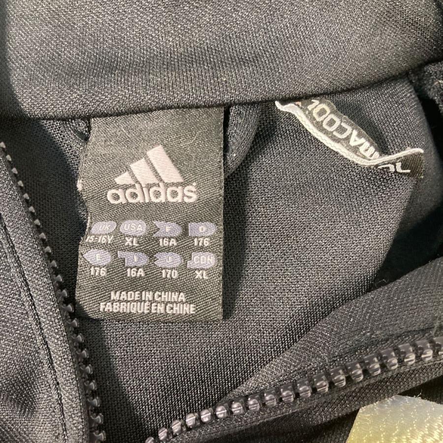 adidas ジップアップ トラックジャケット XL ブラック アディダス
