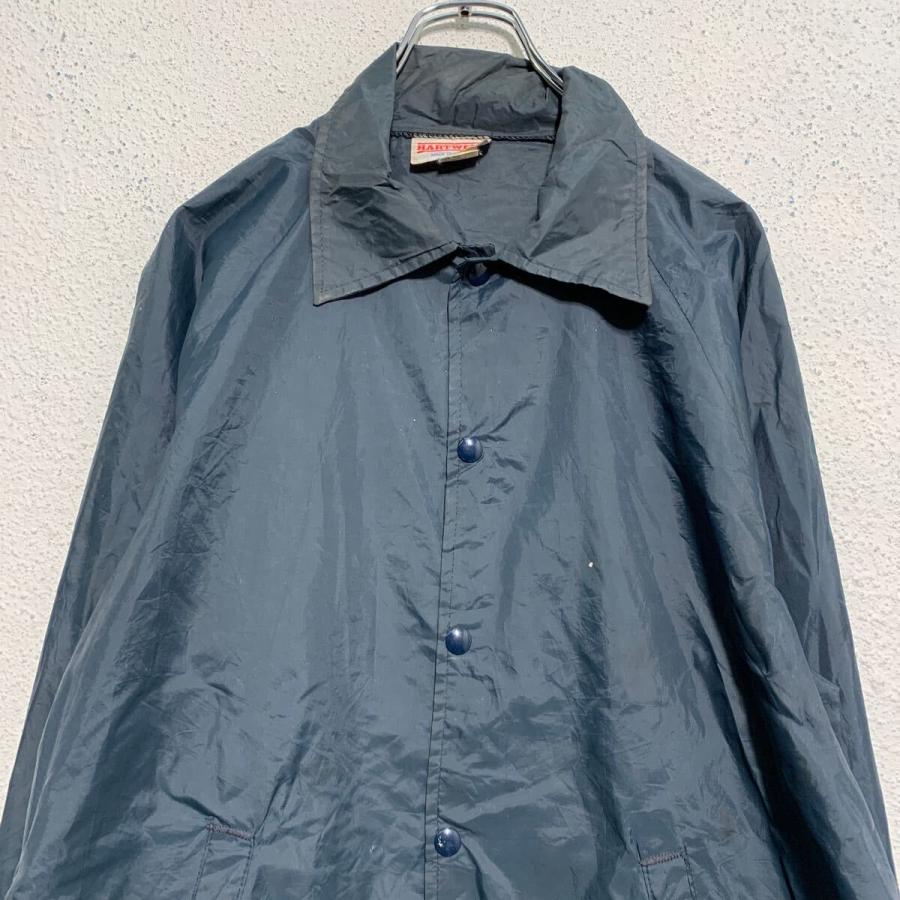 HARTWELL ナイロン コーチジャケット M ネイビー USA製 裏地なし