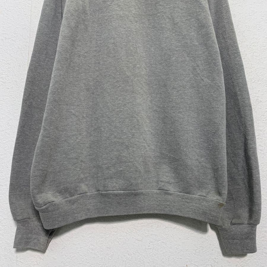 プリント スウェット トレーナー M レディース サイズ 程 グレー