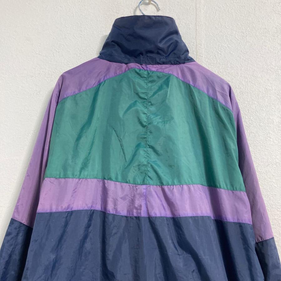styled in Italy ナイロンジャケット XL ネイビー パープル グリーン