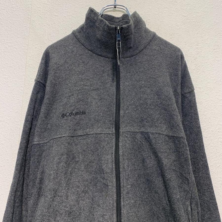 Columbia フリース ジャケット コロンビア L チャコールグレー ジップ