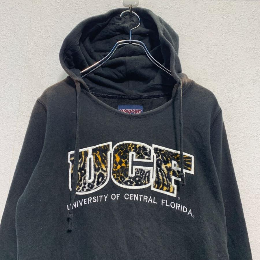 JANSPORT ロゴ スウェット パーカー ジャンスポーツ M レディース