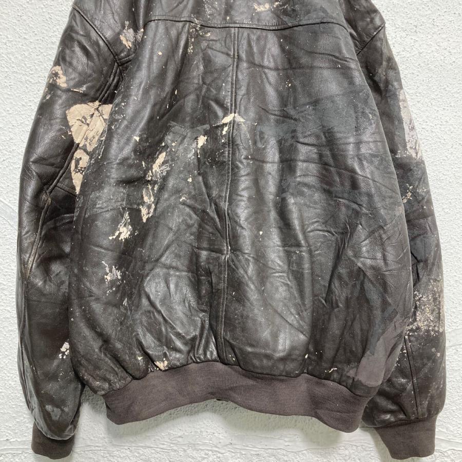 L.L.Bean レザー ジャケット エルエルビーン XL ブラック ビッグサイズ