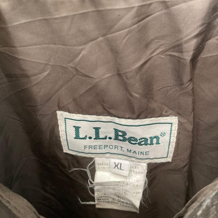 L.L.Bean レザー ジャケット エルエルビーン XL ブラック ビッグサイズ