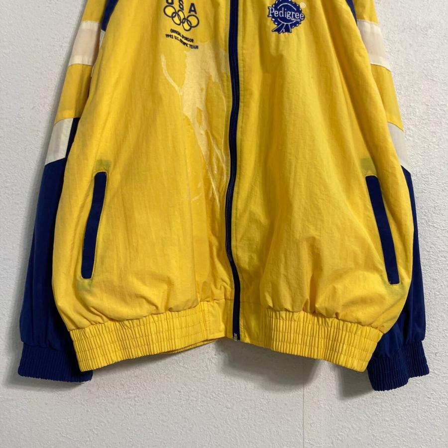 MARS ナイロンジャケット L イエロー ネイビー ジップアップ 古着卸