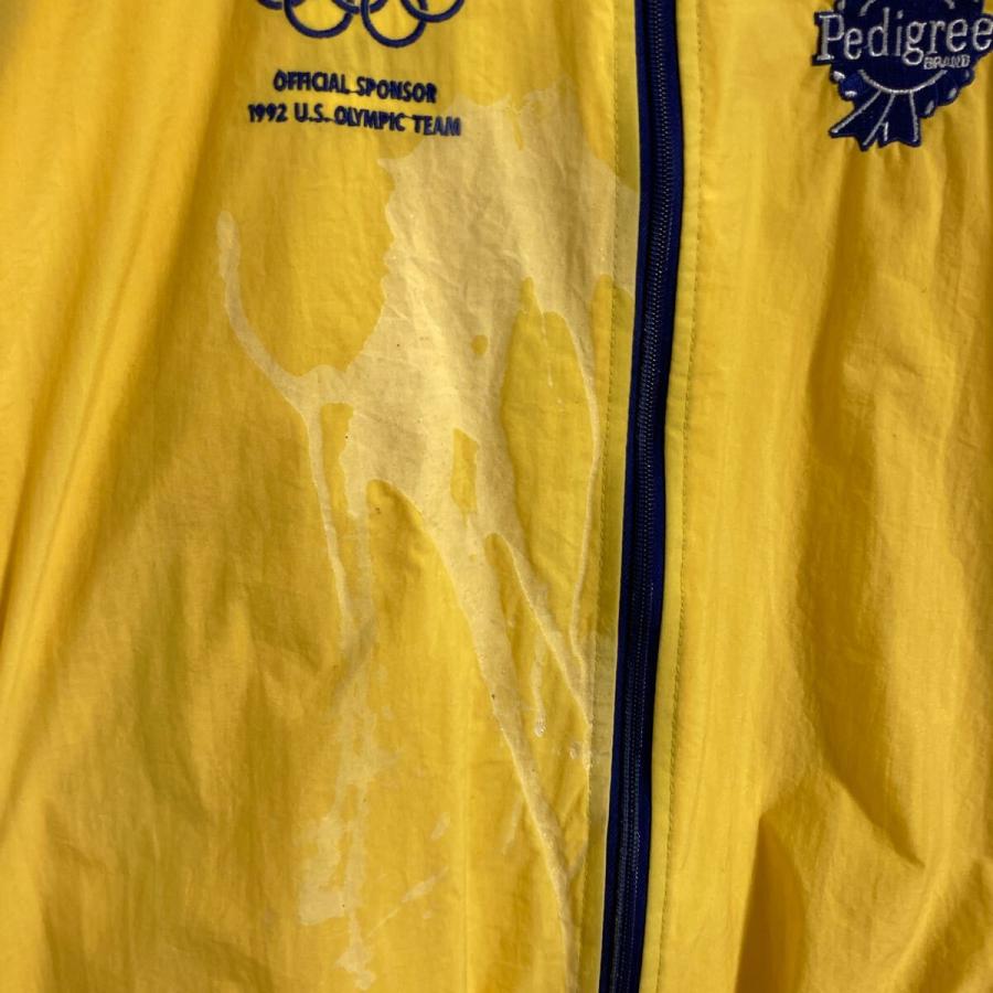 MARS ナイロンジャケット L イエロー ネイビー ジップアップ 古着卸