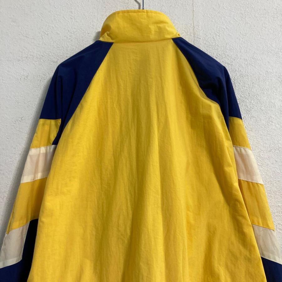 MARS ナイロンジャケット L イエロー ネイビー ジップアップ 古着卸