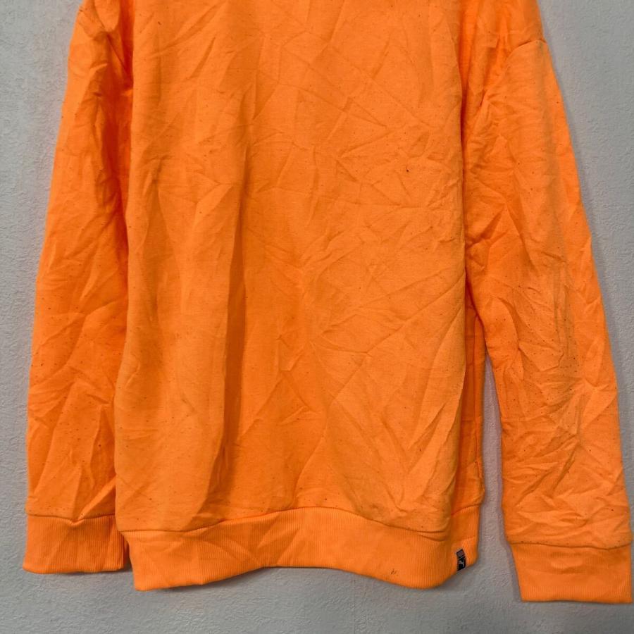 PUMA ロゴ スウェット パーカー プーマ XS オレンジ スポーツ ポケット