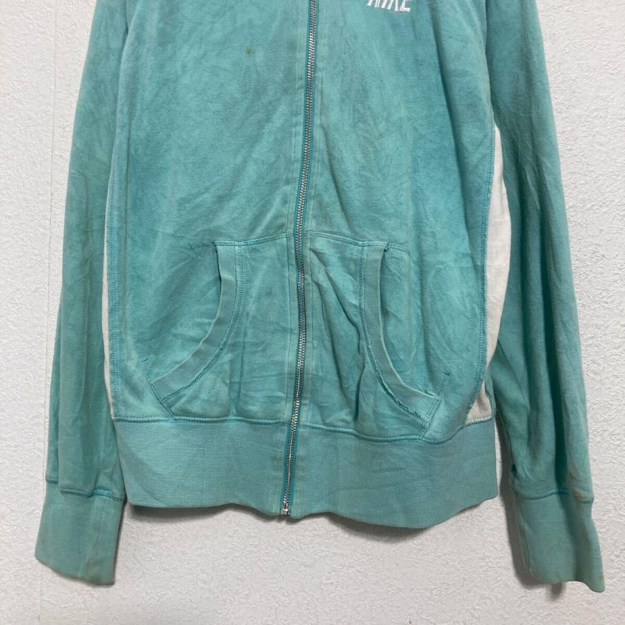 NIKE ジップアップ ロゴスウェット パーカー レディース M ミント