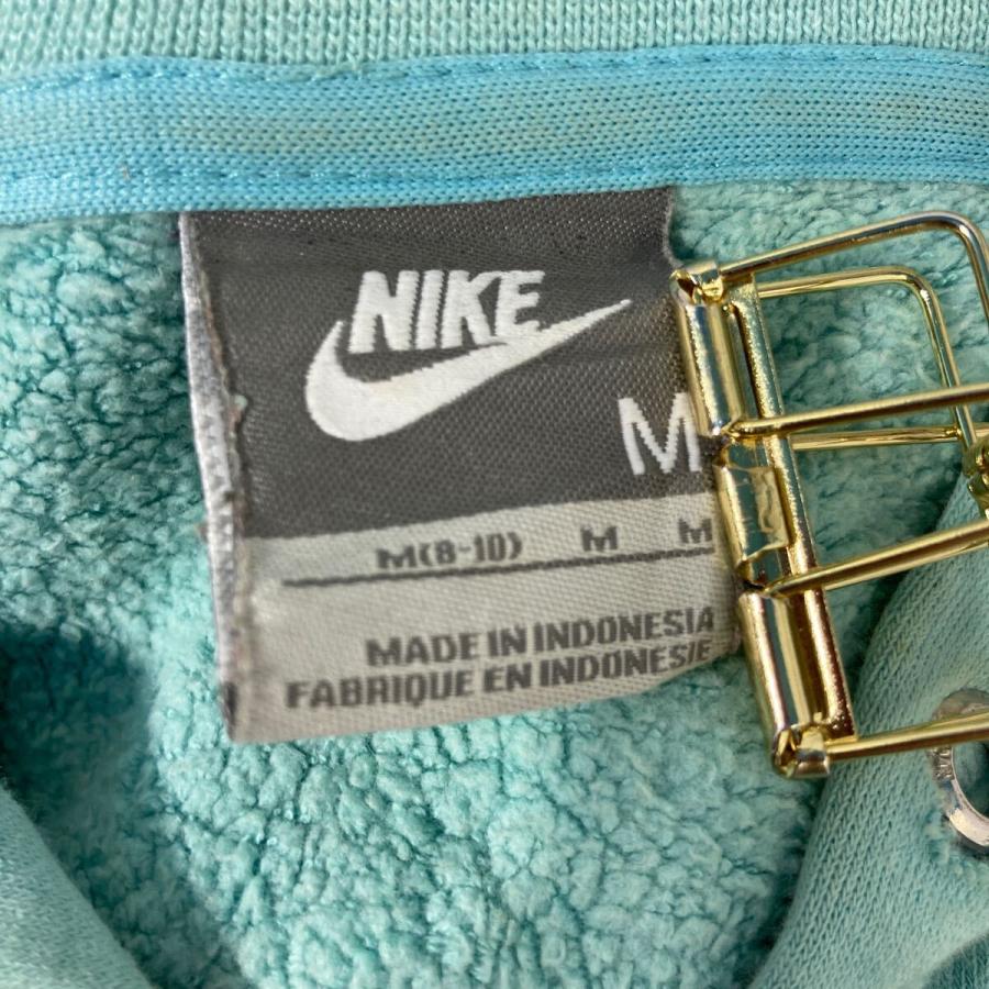 NIKE ジップアップ ロゴスウェット パーカー レディース M ミント