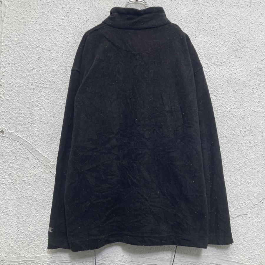 Champion フリース ジャケット XL サイズ ブラック フルジップ ビッグ