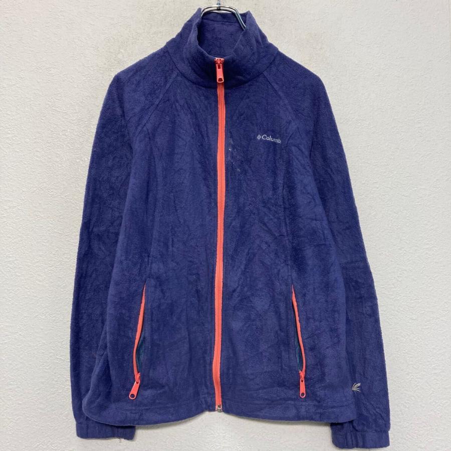 Columbia フリース ジャケット コロンビア M ネイビー フルジップ