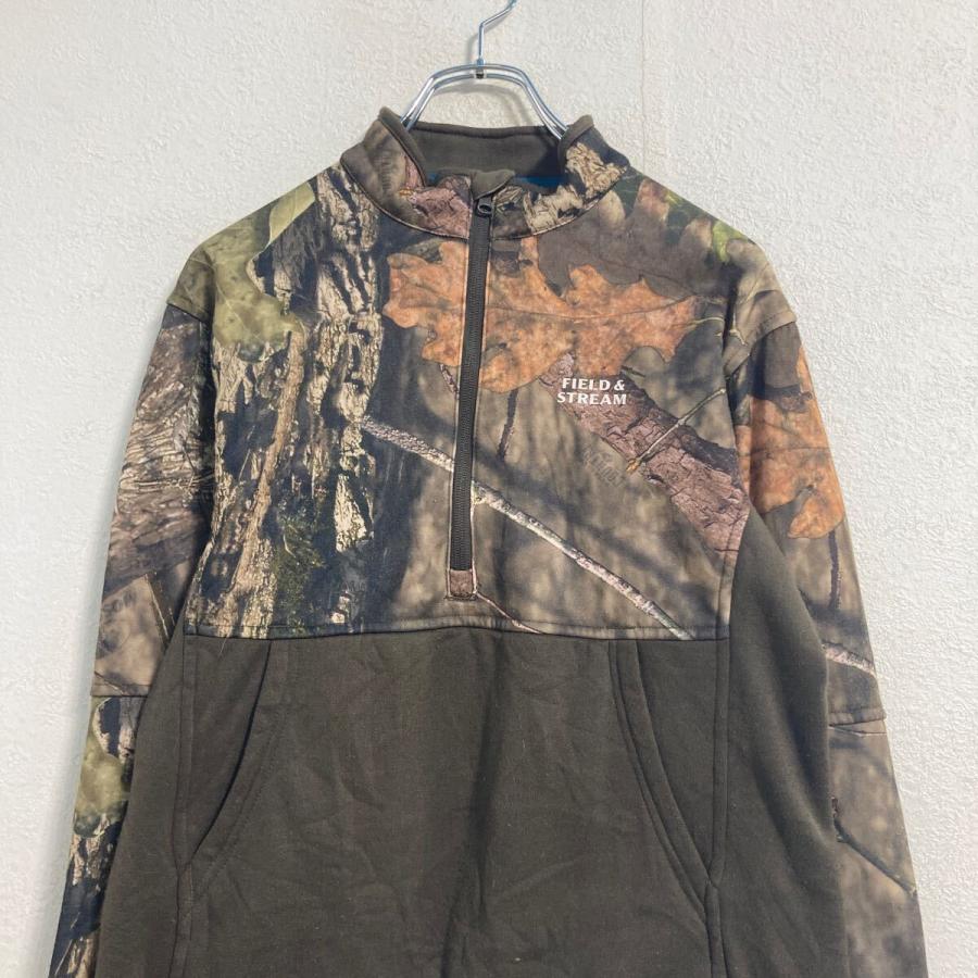 FIELD & STREAM プリント ジャージ プルオーバー L ブラウン リアル