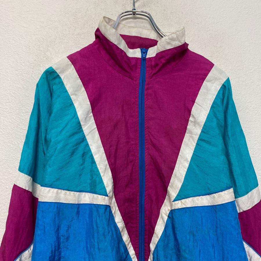 Bocoo ナイロン ジャケット レディース M パープル ブルー カラフル