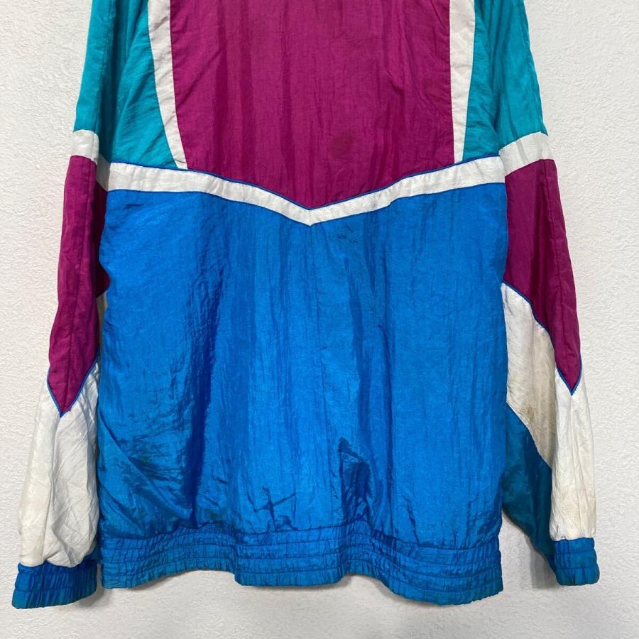美品】アメリカ古着 US古着 パープル 虹色 ウィンドブレーカー シルク 