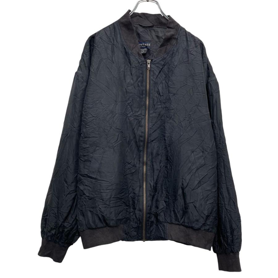 MONTAGE ジャケット L ブラック ブルゾン フルジップ 古着卸 アメリカ