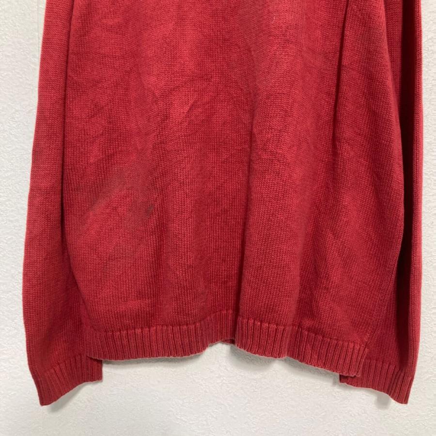 L.L.Bean コットンニット セーター レディース L レッド エルエル