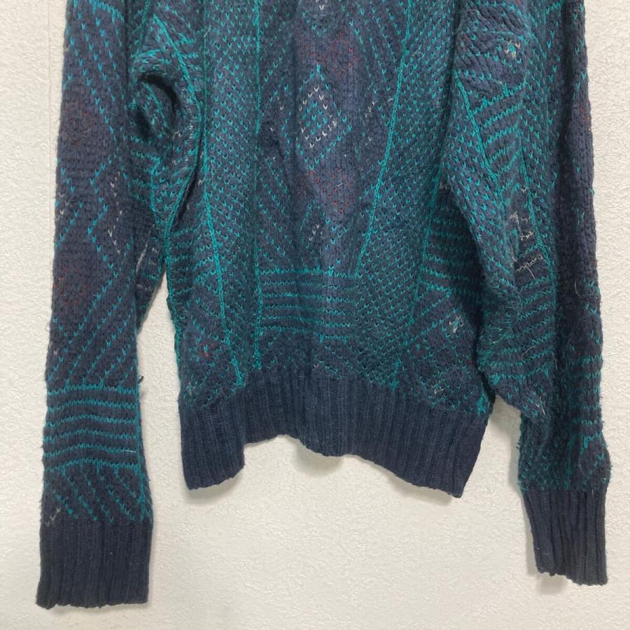 POLO CLUB Manhattan アクリルニット セーター XL ネイビー グリーン