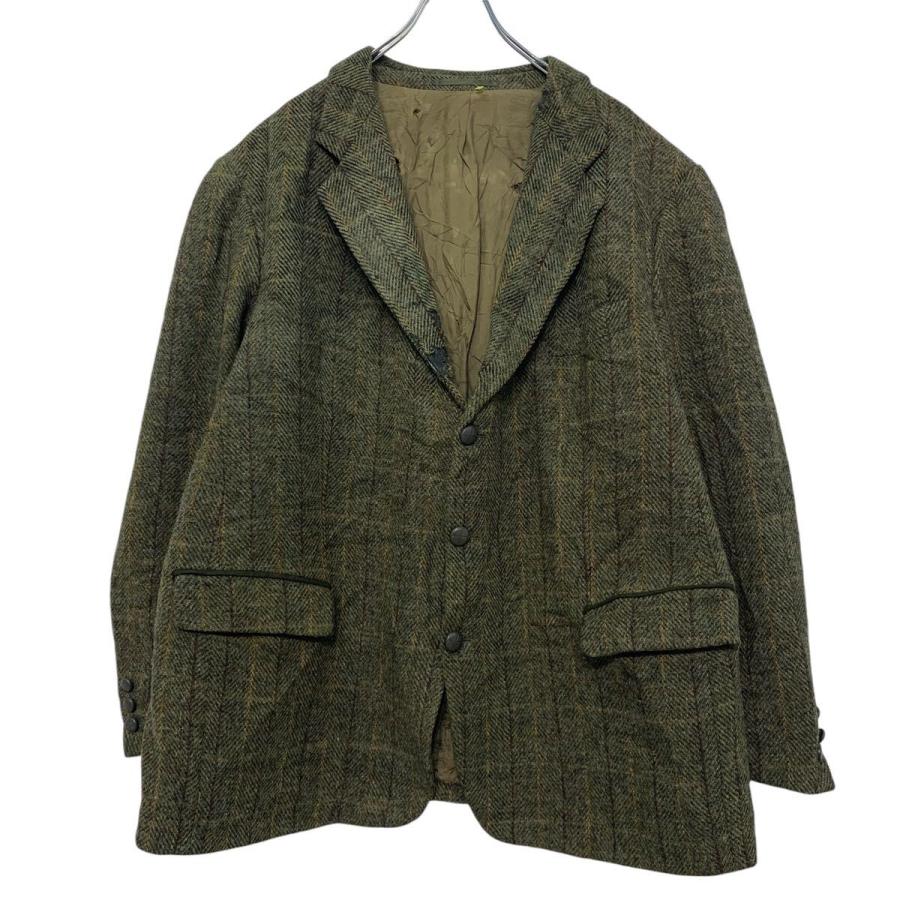 HARRIS TWEED テーラード ジャケット L サイズ 程 マルチカラー ウール