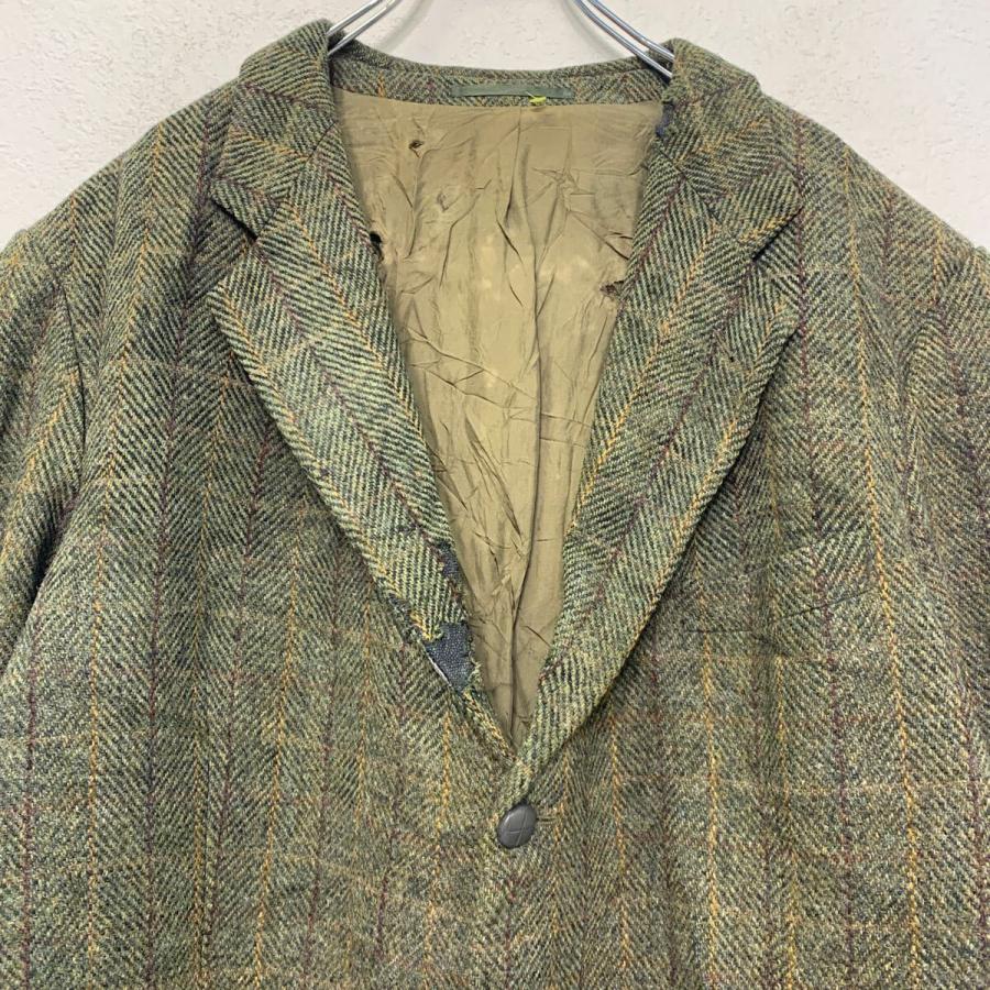 HARRIS TWEED テーラード ジャケット L サイズ 程 マルチカラー ウール