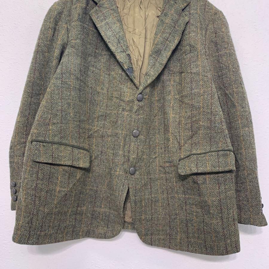 HARRIS TWEED テーラード ジャケット L サイズ 程 マルチカラー ウール