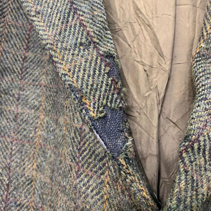 HARRIS TWEED テーラード ジャケット L サイズ 程 マルチカラー ウール