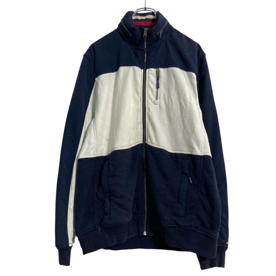 TOMMY HILFIGER トラックジャケット M ネイビー ホワイト トミー 