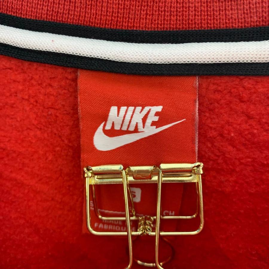 NIKE ロゴ スウェット トレーナー ナイキ S レッド ブラック プル