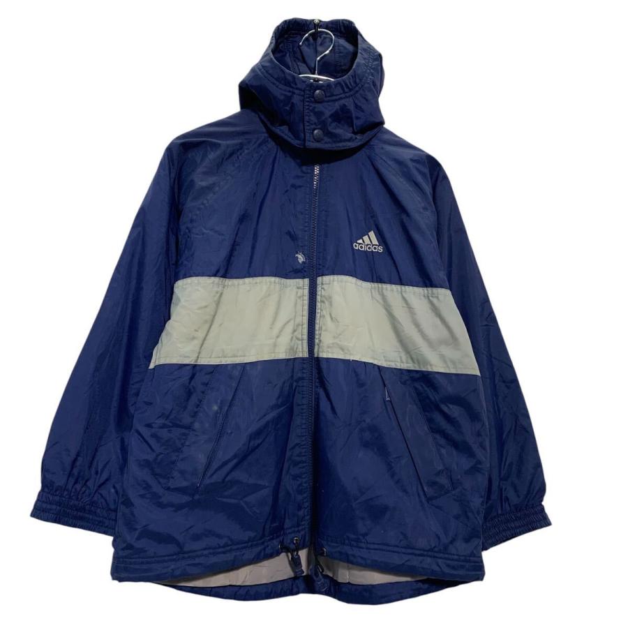 adidas ロゴ ナイロン 中綿 ジャケット アディダス キッズ 140 