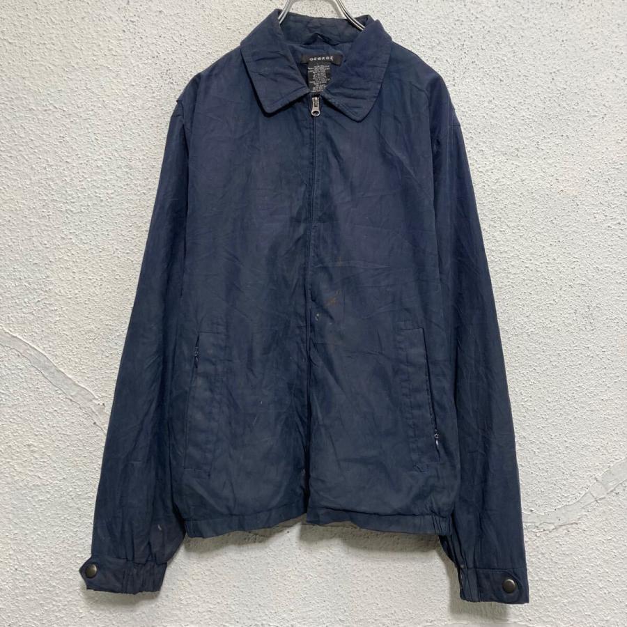 GEORGE ジャケット M ネイビー ジョージ ブルゾン フルジップ 