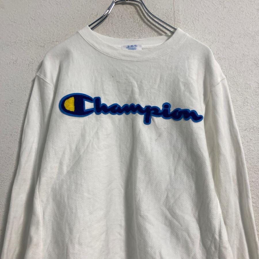 Champion ロゴ スウェット トレーナー S ホワイト チャンピオン