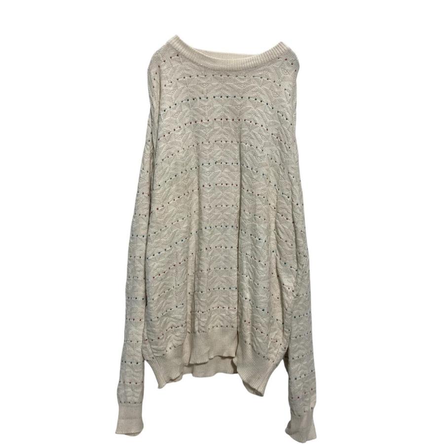 CAPEISLE KNITTERS コットンニット セーター XL オフホワイト ビッグ 