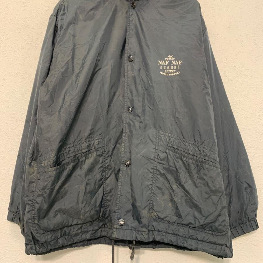 コーチ ジャケット L 程 ブラック ホワイト スナップボタン バック