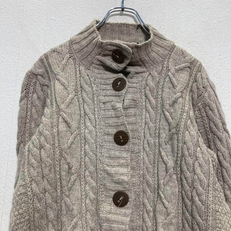 Peregrine ウール ケーブル編み ニット セーター カーディガン 