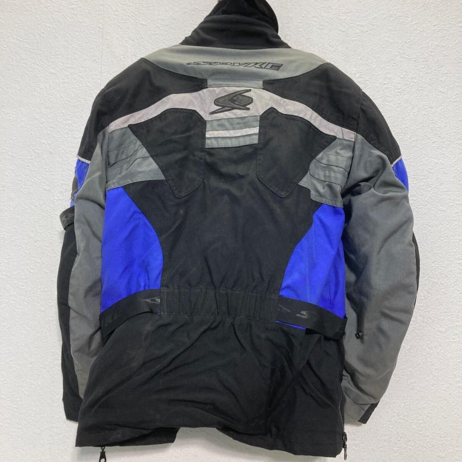 m*r様 【未使用！】YAMAHA レーシングジャケット 青 SPYKE モーターサイクルジャケット XS ブラック ブルー バイク