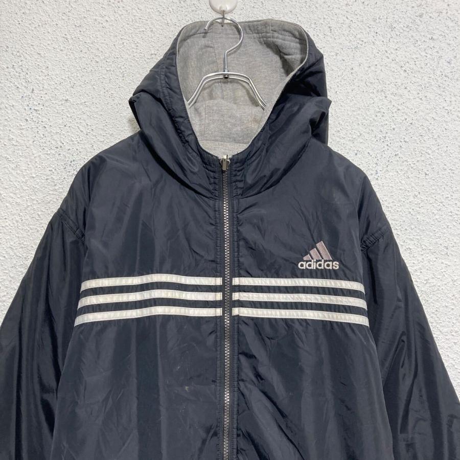 adidas ナイロン ダウン ジャケット アディダス キッズ L ブラック