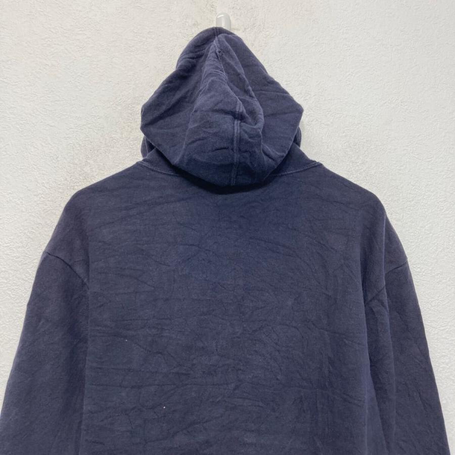 GAP ロゴスウェット パーカー ギャップ S ネイビー プルオーバー