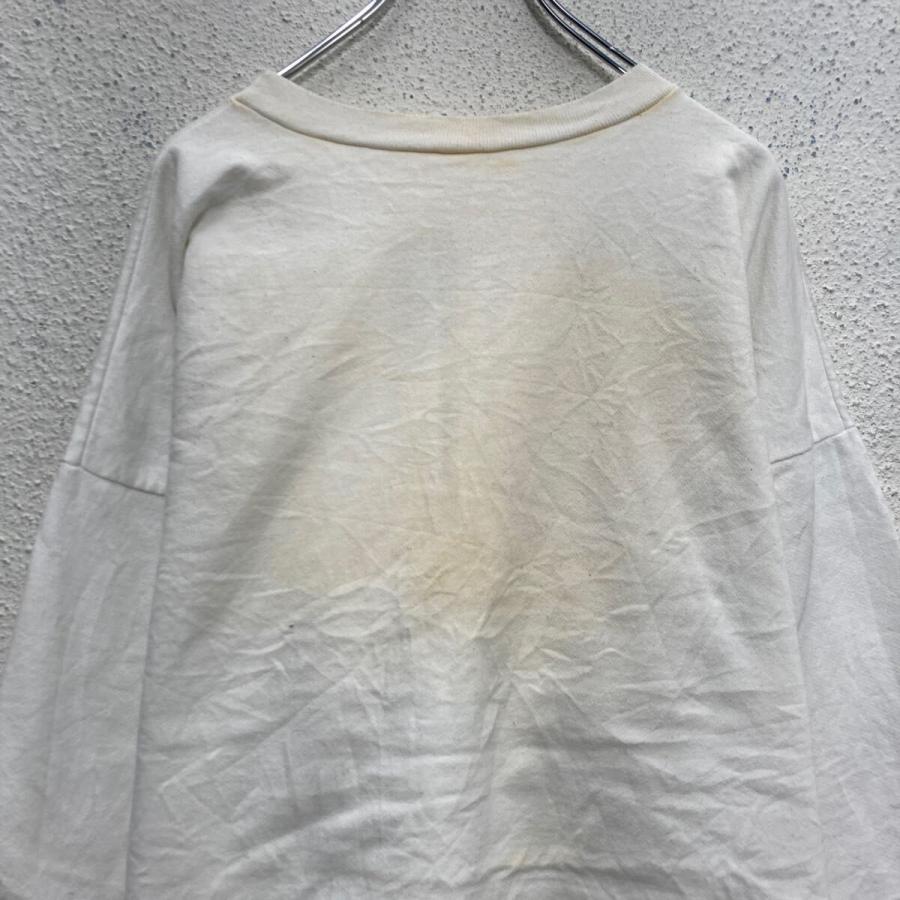 プリントスウェット トレーナー XL~ ホワイト ビッグサイズ AVON 裏