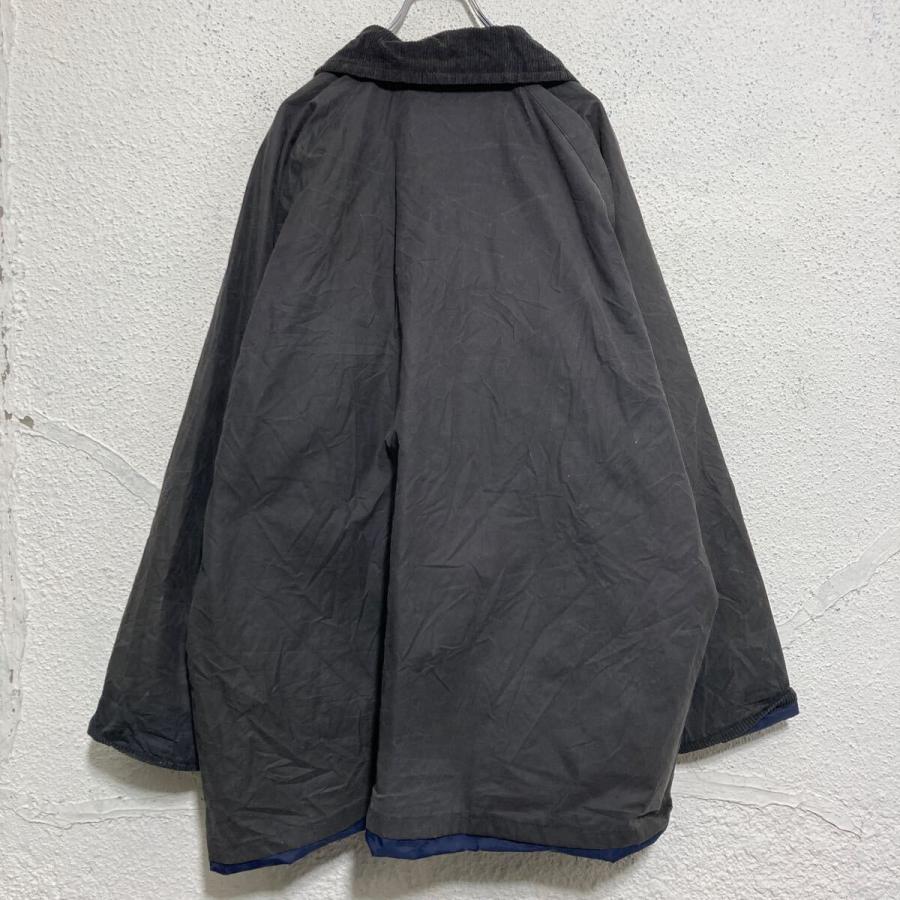 s.Oliven オイルドジャケット XL ブラック ビッグサイズ 裏地チェック