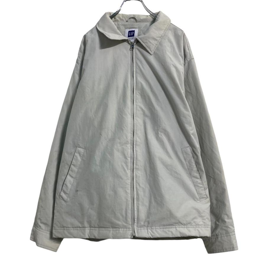 GAP ナイロンジャケット XL ライトグレー ギャップ ビッグサイズ 中綿  