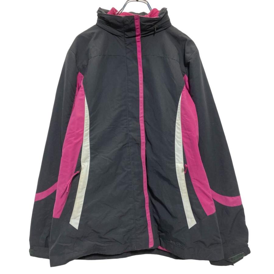 L.L.Bean ジップアップ ナイロンジャケット キッズ XL 160〜 グレー 